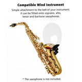 Plastic Saxophone Deflector Sound Deflector with Mute & Reflect Sound Functions for Wind Instrument V1366-AZ2-W-18581