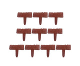 10pcs Garden Edging Border Faux Stone - Brown V1263-JX-976