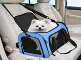 Blue Portable Pet Travel Carrier Bag - Foldable, Durable, and Comfortable for Small Dogs & Cats V888-ELOSUNG20417