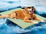 2 Pack Large Dog Cooling Mat 122x71cm - Reversible Self Cooling & Warm Pet Bed Pad - Granny Grey & V888-ELOSUNG41348