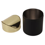 Desktop Trash Can Stainless Steel Household Mini Trash Basket Clamshell Paper Basket with Gold Lid V1294-YM0716-3117220182911