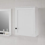 White Wall Cabinet with Door 40x52cm V178-85031