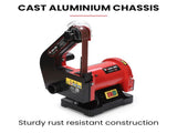 BAUMR-AG Bench Vertical Belt and Disc Sander Combo, 25mm Linisher, 125mm Sanding Disc, Brushless V219-SNDBELBMS45A