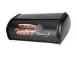 Large Capacity Stainless Steel Bread Box Holder Bin Container Kitchen Storage OrganizerBlack V1294-YM0901-3118200050012