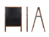 P&P Rustic Wooden Double-Sided Chalkboard Sign for Indoor & Outdoor Use V767-XJJ38-TN-CX-S-V1