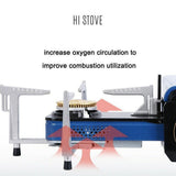 MAXSUN HI STOVE MS-100 Outdoor Camping Gas Stove Folding Burner Foldable Windshield V255-HISTOVE