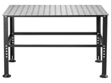 Welding Table 36" x 24", 800LBS Capacity Welding Workbench Table, Heavy-Duty Work Bench with 0.63" V952-GDXHZ800LB36HJ2L5V0