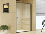 Adjustable Semi Frameless Shower Screen x 195cm Australian Safety Glass V63-824501