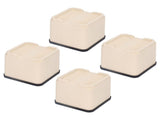 4Pcs Bed Risers Plastic Anti Vibration Pads Furniture Risers for Washing Machine Cabinet Sofa V1294-YM0715-3117220135811