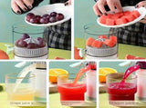 New portable USB juicer, powered by a rechargeable lithium battery, extracts juice from oranges, V1232-BXSZZJ001