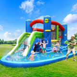 Happy Hop Inflatable Water Slide Jumping Trampoline Castle Bouncer Toy Splash IOT-HH-9381-MC