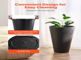 Tall Planter, Set of 2 Tall Round Tapered Planters, 59 cm Large Modern Gardening and Flower Plastic V952-YZXHS24YCBDT499PJV0