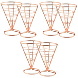Stainless Steel French Fries Stand for Home and Restaurant Use 6Pcs V1369-AZ3-W-15918