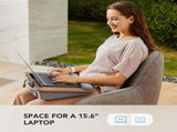 Portable Lap Desk for Students, Remote Workers & Readers Laptop Table with Wrist Rest, Storage V1107-CS-XSDNZ