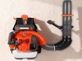 Backpack Leaf Blower Hanger with Tube Hook, Heavy Duty Wall Mount Rack for Garage Organization V1366-AZ2-W-14856
