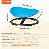 VEVOR Autistic Kids Spinning Chair 220 lbs Non Slip Sensory Swivel Chair Blue V952-ETZYYXLS100K207B7V0