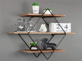 Vintage Rustic Wooden Floating Shelves V178-66743