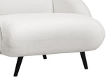 Levede Sofa Chair Fleece Upholstered Single White SF1009-BG
