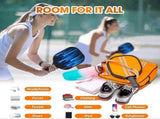 Pickleball Bag Tote Crossbody Shoulder Bag with Adjustable Strap Multi-Compartment Sports Racket Bag V1308-DSZKI-1801-1