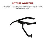 Wall Chin Up & Pull Up Bar with Punching Bag and Speedball Station Combo V63-766475