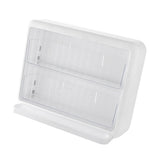 Wall Mounted Coffee Capsule Holder Clear Acrylic Compact Tea Bag Storage Rack for Office S One Layer V1294-YM0710-3117230304311