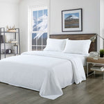 Royal Comfort Blended Bamboo Sheet Set White - Double ABM-201992