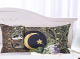 3pcs/set 3D Print Star Moon Pattern Duvet Cover Pillow Cases Bedding Set V1294-YM0901-JY28963-02