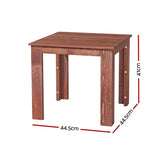 Gardeon Coffee Side Table Wooden Desk Outdoor Furniture Camping Garden Brown FF-BEACH-DESK-BR