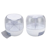 Grain Dispenser 6 Grids PP Rotation Insect Proof Grain Storage Organization for Home Kitchen 10kg V1294-YM0717-3118220217112