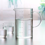 Large 1000ml Clear Borosilicate Glass Measuring Cup with Direct Fire Heat Resistance LSB-59229