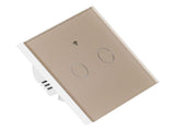 Type 86 2Way Smart Switch Touch Voice Household CapacitorFree Backlit Switch for Zigbee Tuya V1294-YM0901-3113210139213