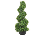 Artificial Topiaries Boxwood Trees, 7.6cm Tall Faux Topiary Plant Outdoor, All-year Green V952-HYMRGXJS36YCLY992V0