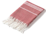 3 Pack Turkish Style Beach Towel Set 90x180cm - Quick Dry Lightweight Large Peshtemal Bath Sheet V888-ELOSUNG41344