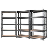 Giantz 5x1.5M Garage Shelving Warehouse Rack Pallet Racking Storage Charcoal WR-E-7X15-CCX5