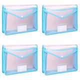 Clear Document Folders Plastic Envelopes Poly Envelopes File Envelopes with Label Pocket and Snap V1192-AZ-W-32182