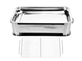Barbecue Grill Thickened Stainless Steel Grilled Stove Charcoal Alcohol Grill Rectangular Grill V1294-YM0714-3111210265814