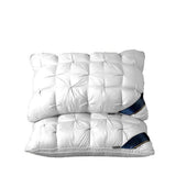 Twisted Down Pillow WashableBedding Size Bed Pillow White Cool Hotel Quality Corner Propped Pillow V1370-AZ4-19761