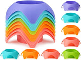 10 Piece Plastic Beach Cup Holders Multicolor V1237-ZY-818-279