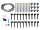 Garden Watering Misting System 82FT 4/7 PVC Hose Drip Irrigation Sprinkler Kit with Quick Connectors V1294-YM0901-3111250018511