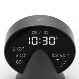 Lexon Conic Radio Alarm Clock With Fm & Built-In Bluetooth Speaker - Grey V398-LD-LR156PG3