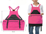 Gardening Apron,Unisex Waterproof Canvas Garden Apron with Pockets Harvesting , Gardening Gifts V1370-AZ4-00149