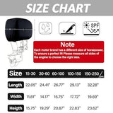 Fit60-100HP Small Outboard Motor Cover, Boat Motor Cover Black Waterproof Oxford Fabric, Sunproof, V1107-131-72949-BLK3
