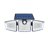 Solar Super Bright LED Sensor Wall Light Outdoor Patio Triple Wall Light IP65 Waterproof Adjustable V1294-YM0901-L6958