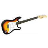 Karrera 39in Electric Guitar Music 4-String Instrument Full Size Sunburst EGP-5W-3TS