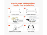 Watercraft PWC Dolly Boat 454 kg Capacity Jet Ski Stand Storage Cart V952-MTTTC1000B00Z7V2DV0