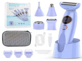 Purple 5-in-1 Women's Hair Removal Epilator Multi-Function Body Grooming Kit with Waterproof V888-ELOSUNG43710