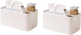 2 Pack Desk Organizer with Compartments for Pens and Toothpicks - Office Supply Storage Solution V1258-DP02-BOL-100