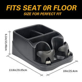 Multifunctional Car Center Console Organizer with Cup Holder & Compartments Space Saving V1369-AZ3-W-13768
