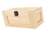 Desktop Wooden Storage Box Multifunctional Wood Container Box with Lock and Keys for Sundries V1294-YM0901-3117240165811