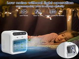 USB rechargeable mini air conditioning fan, supports USB/wireless charging. Features 3-speed wind, V1232-BXSKT001